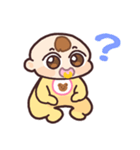 赤ちゃんに感情表現してもらうスタンプ（個別スタンプ：1）
