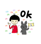 おにぎりガール日和（個別スタンプ：3）