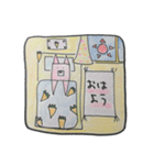 さんかくうさぴょん3（個別スタンプ：3）