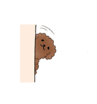 タレ目のトイプーの日常（個別スタンプ：1）