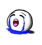 顔文字スタンプ だんごちゃん（個別スタンプ：7）