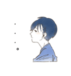 シンプルな顔の人（個別スタンプ：6）