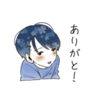 シンプルな顔の人（個別スタンプ：8）