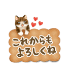 メッセージカード☆猫たちのスタンプ（個別スタンプ：8）
