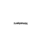 Rotated counterclockwise by 180°（個別スタンプ：22）