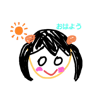 女の子 かわいい（個別スタンプ：4）