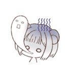 森の動物×女の子（個別スタンプ：16）