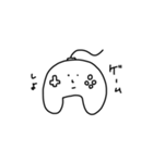 スマートな白い人（個別スタンプ：13）