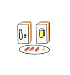 麻雀牌メッセージ（個別スタンプ：10）