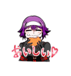 オカルト女子スタンプ：黒井めい（個別スタンプ：12）