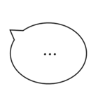心のつぶやき【知らん，汚っ，ラッキ－】（個別スタンプ：40）