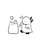 女の子と米と猫。（個別スタンプ：13）