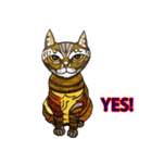我が家の三匹の保護猫（個別スタンプ：25）