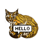 我が家の三匹の保護猫（個別スタンプ：35）