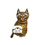 我が家の三匹の保護猫（個別スタンプ：40）