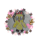 書いた絵をスタンプにしました！（個別スタンプ：17）