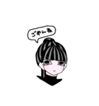 ポニテの女の子（個別スタンプ：6）