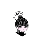 ポニテの女の子（個別スタンプ：8）