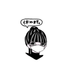 ポニテの女の子（個別スタンプ：17）