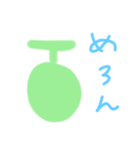 下手な果物スタンプ（個別スタンプ：7）