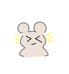 ゆあの適当くまちゃんスタンプ（個別スタンプ：4）