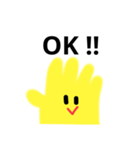 黄色いゴム手袋（個別スタンプ：4）