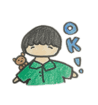 のんびりスタンプ( ´ ꒳ ` )（個別スタンプ：4）