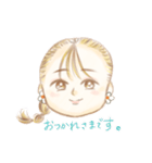 おんなのこスタンプ1（個別スタンプ：4）