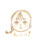 おんなのこスタンプ1（個別スタンプ：5）
