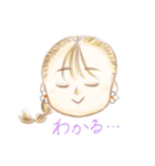 おんなのこスタンプ1（個別スタンプ：7）