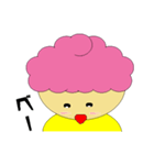 ふわヘアーキャラクター（個別スタンプ：14）