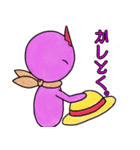 カラフルレンジャーズ 紫（個別スタンプ：4）