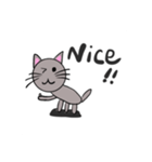 普通の猫ですよ。4(色ついた)（個別スタンプ：9）