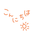 てきとー挨拶スタンプ（個別スタンプ：7）
