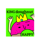 doughnut。（個別スタンプ：12）