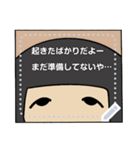 自由な文字入れスタンプ（フェイス）（個別スタンプ：20）