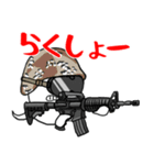 FPS サバゲ 特殊部隊 ミリタリー（個別スタンプ：16）
