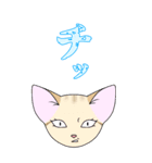 【BIG】ヅラにゃん時々スナにゃん【夏】（個別スタンプ：5）