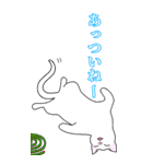 【BIG】ヅラにゃん時々スナにゃん【夏】（個別スタンプ：21）