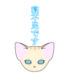【BIG】ヅラにゃん時々スナにゃん【夏】（個別スタンプ：33）
