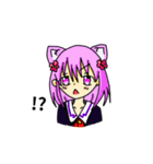朝日奈ちゃんと愉快な仲間たち（個別スタンプ：34）