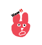 うさぎとぱんだおまけのいちゴ（個別スタンプ：3）