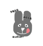 うさぎとぱんだおまけのいちゴ（個別スタンプ：21）