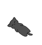 黒猫 にゃんこスタンプ（個別スタンプ：30）
