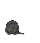 黒猫 にゃんこスタンプ（個別スタンプ：31）