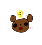 巣ごもりくまちゃん（個別スタンプ：3）