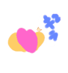 飛びハート（個別スタンプ：4）