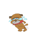 女の子達とブルドッグ（個別スタンプ：15）