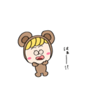 クマの着ぐるみちゃん（個別スタンプ：8）