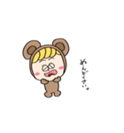 クマの着ぐるみちゃん（個別スタンプ：16）